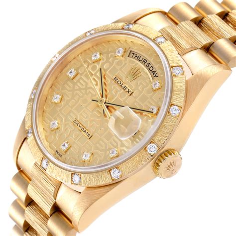 rolex president day-date 18kt yellow gold men's